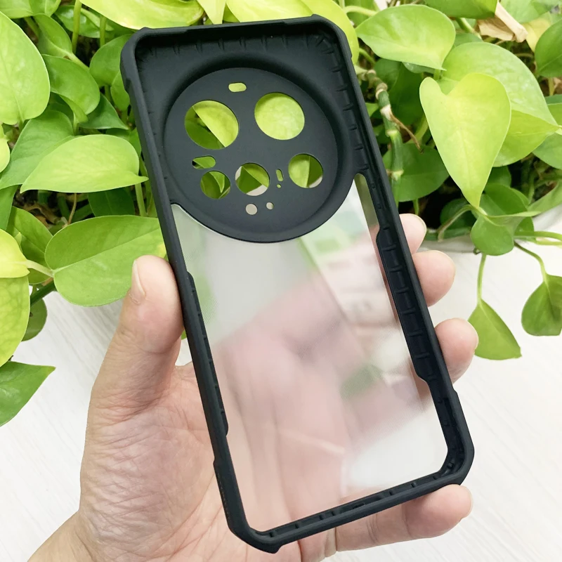 Xundd Case For Xiaomi 15 Ultra Airbags Shockproof PC + TPU Frame Transparent Back Cover for Mi 15 Ultra Shell Funda