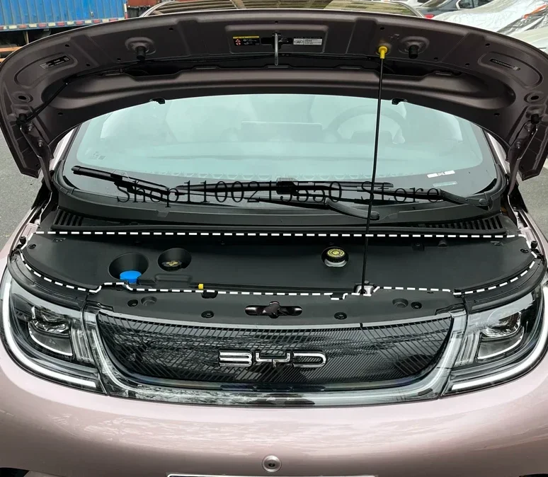 Pièces de modification pour BYD DolDave EA1, compartiment moteur de capot, couvercle de lumière de sauna, 2021-2023