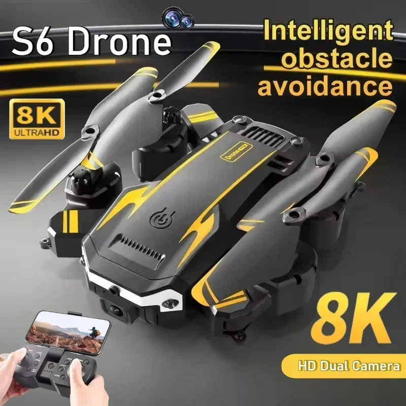 G6/S6 5G GPS Drone with 8K 4K Dual Cameras Obstacle Avoidance Quadcopter Professional Aerial Photography UAV FPV RC Aircraft