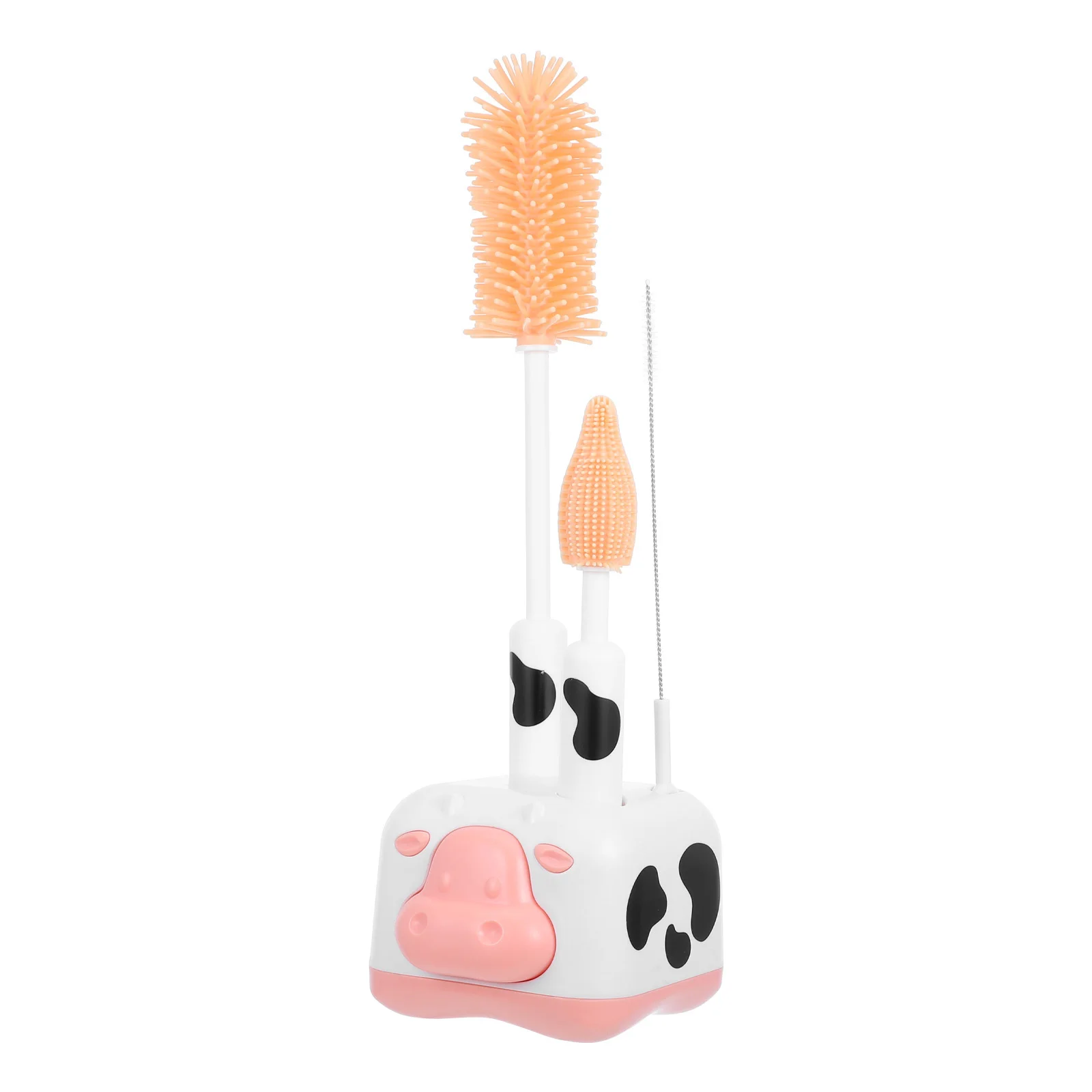 

Bottle Cleaning Brush Set Baby and Silicone Pump Holder Detergent Registry Search Mother