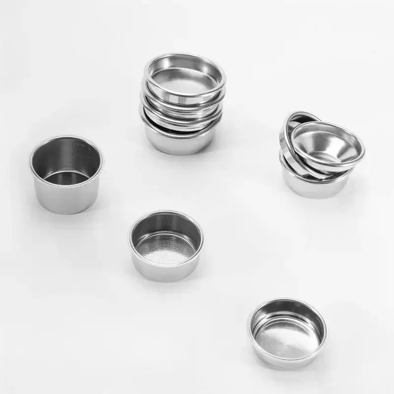 51mm 54mm 58mm Coffee Filter Basket Stainless Steel Coffee Powder Bowl Coffee Handle Bottomless Universal Coffee Powder Bowl