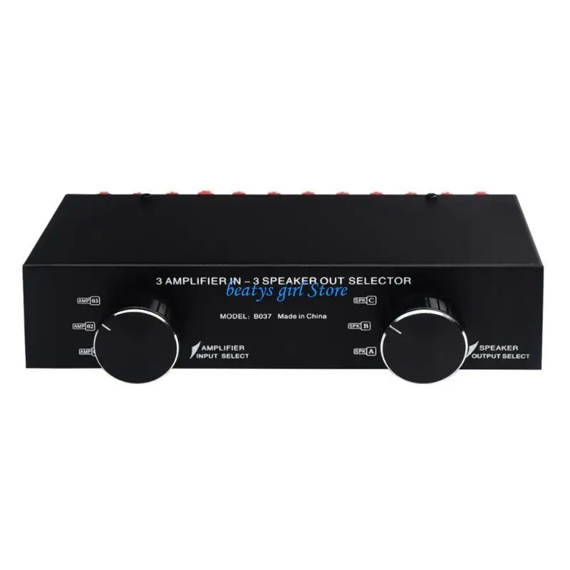 

C7AB 3 In 3 Out Passived Amplifier Speaker Selector Switcher Switching Box
