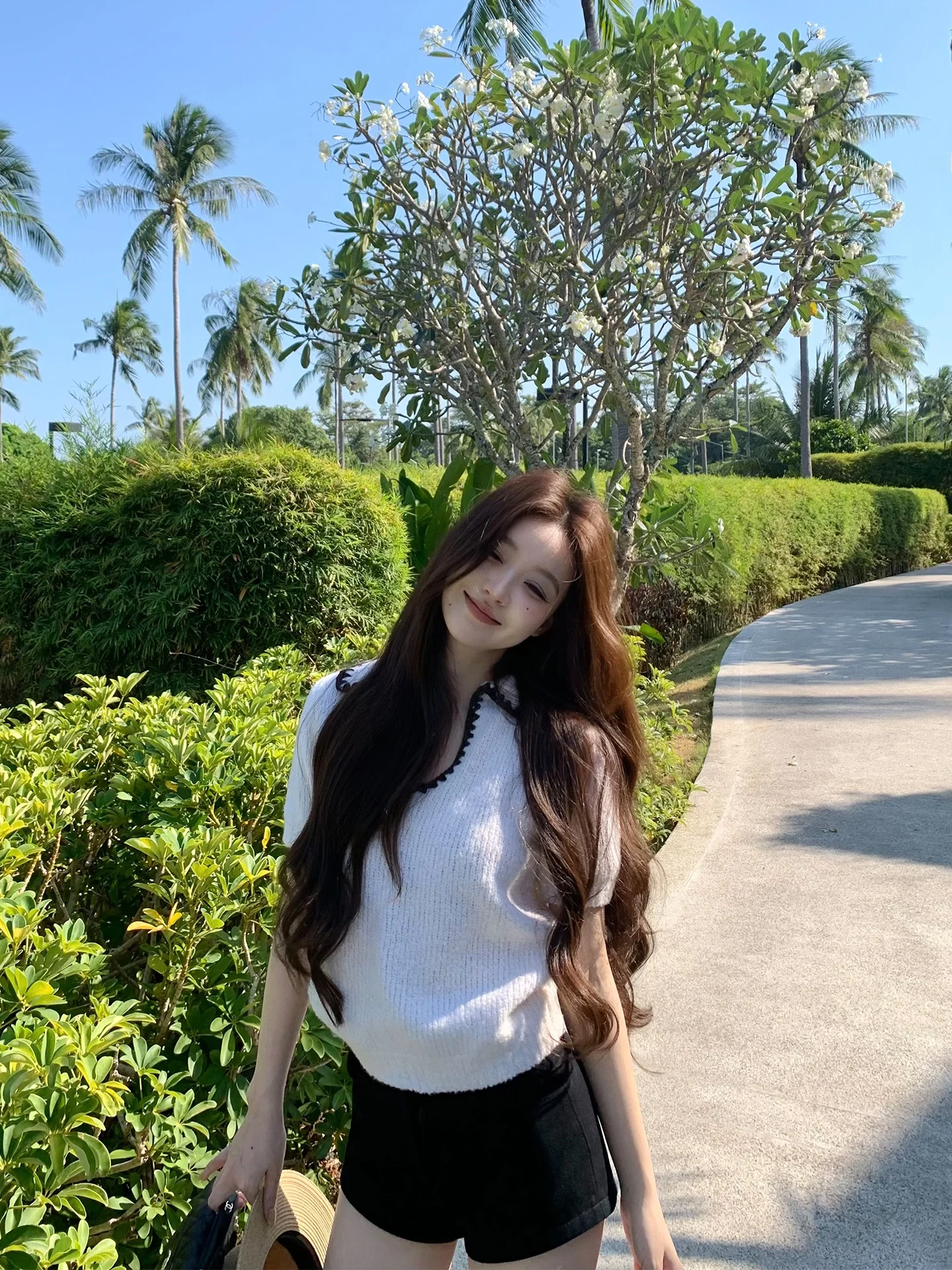 

Warm Fce Knitted Wool Blend Hand Hooked Collar Sweater Gentle Sle Loose Fit Knot Spring Season Regular Sve ...