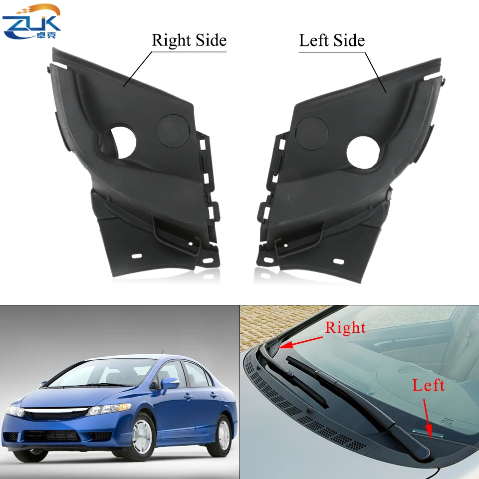 ZUK Engine Hood Bonnet Cowl Top Assy Hinge Cover For HONDA CIVIC 2006 2007 2008 2009 2010 2011 FA1 FD1 FD2 Left Hand Drive