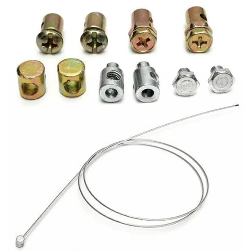 Imagem -06 - Kit Universal de Reparo de Cabo de Embreagem e Acelerador Bico sem Solda com Conjunto de Porca de Manga Acessórios para Cortador de Grama