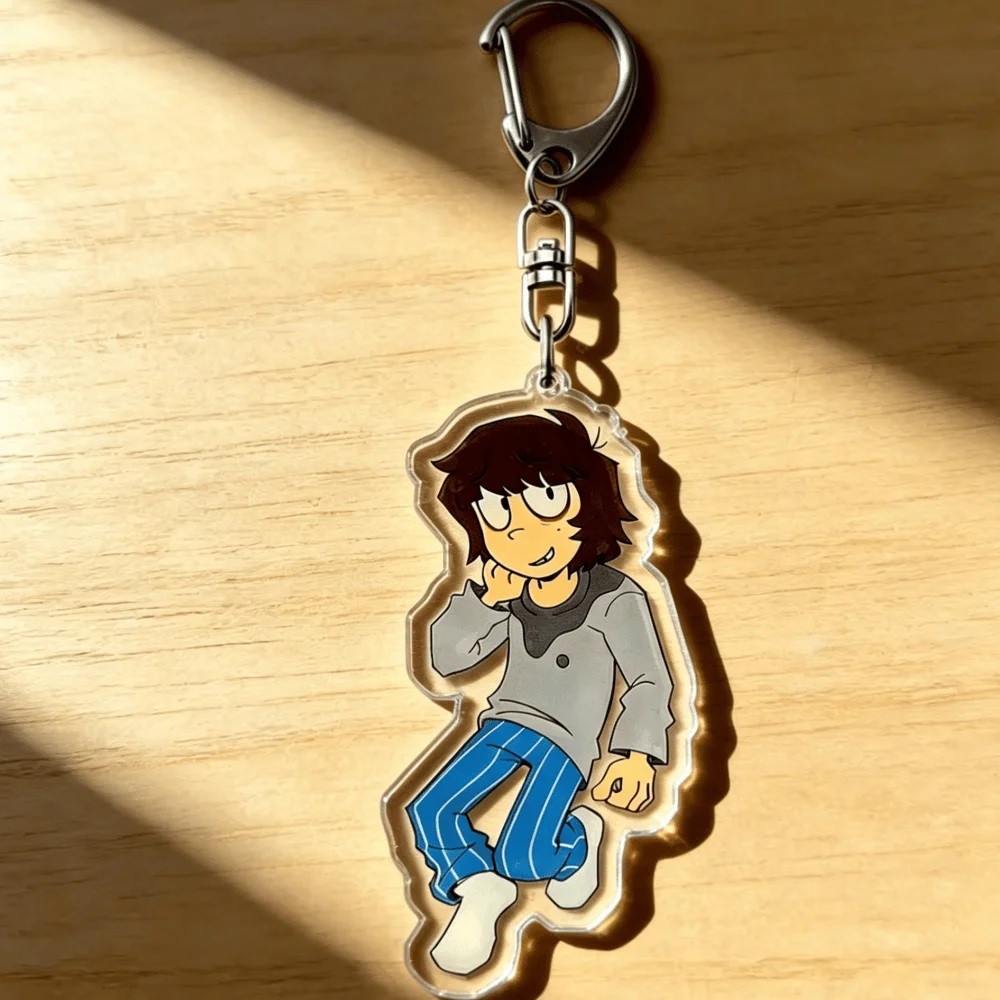 for One Wheat Mark Comic Peripherals Kai Jesse Acrylic Keychain Q Version Ornament Backpack Accessories Fans Collectible Gift