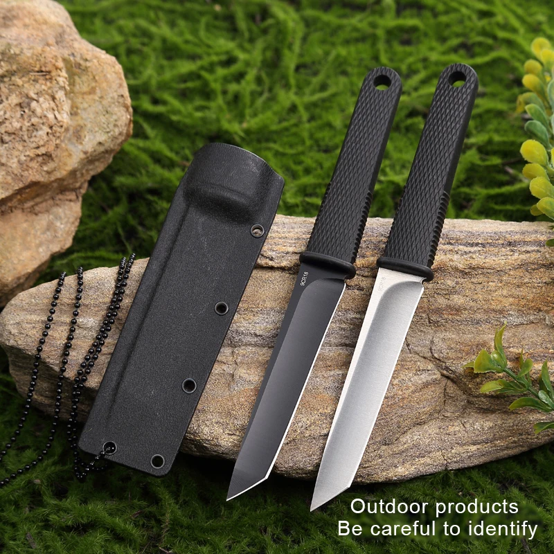 Outdoor Portable Meat-Eating Knife Camping Outdoor Knife Straight Knife Portable Mini Knife