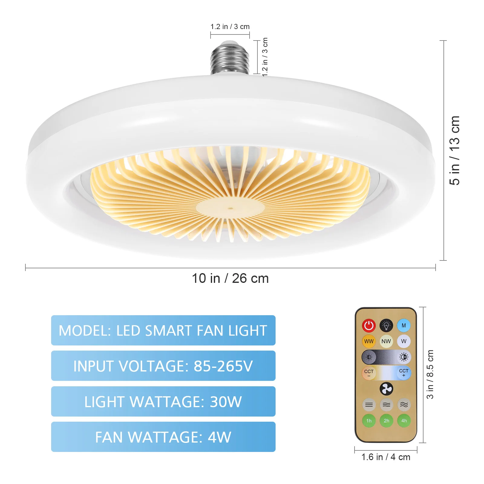 السقف مع ضوء مروحة السقف مع أضواء عن بعد عكس الضوء عن بعد 3 سرعة الرياح غرفة المعيشة غرفة نوم المطبخ مروحة بمصباح E27