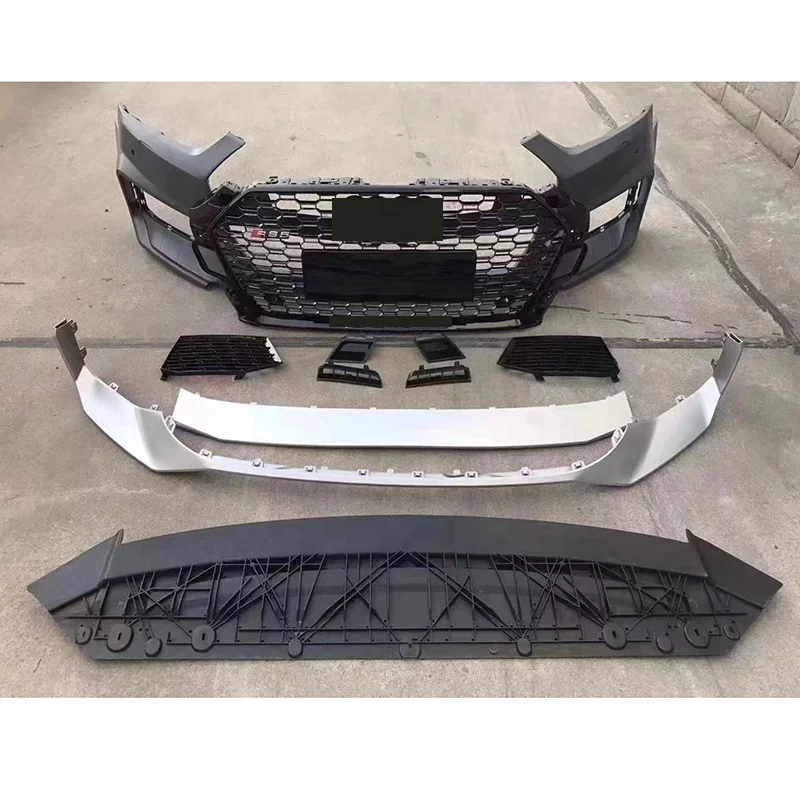 

Best-selling Auto Parts A5 B9 Upgrade to RS5 Bumper with Grille for Audi A5 S5 Body Kit 2017-2019