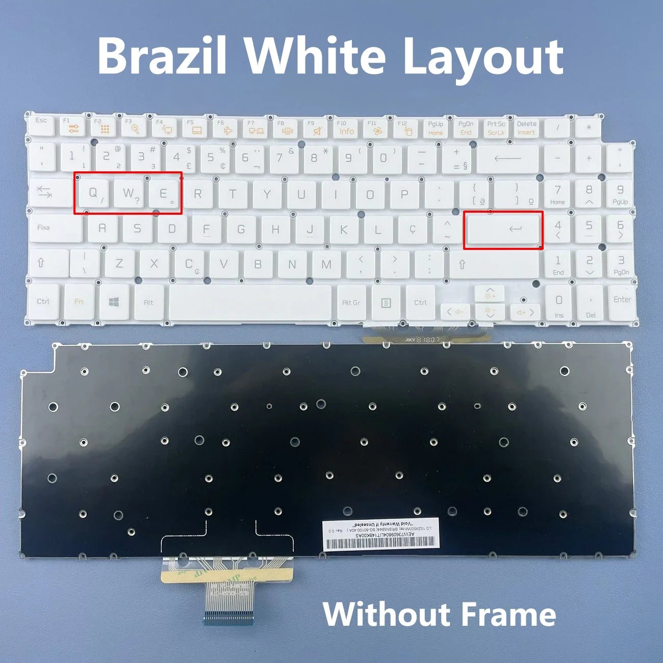 

Brazil Keyboard For LG 15U560-MF5BL 15U560-M.ANL2Z 15U560-G.AR5PK 15UD560-GX30K 15UD560-GX51K 15UD560-GX5SE 15UD560-KX50K BR