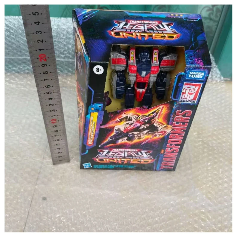 

Оригинальная коробка Spot Transformer G1 V-class Starscream Классические игрушки Украшения Фигурка Коллекция украшений робот Праздничные подарки