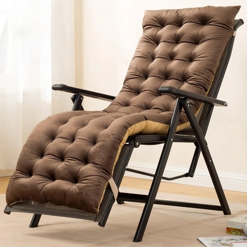 

Утолщенная хлопковая подушка-накладка для кресла-реклайнера, универсальная простая подушка для офисного кресла, однотонная, современный дизайн