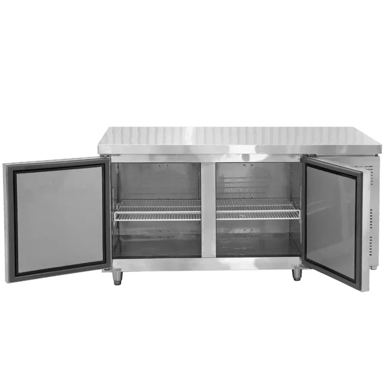 Flat Freezer Refrigerator Commercial Stainless Steel Worktable Refrigeration Equipment Low Temperature Freezers