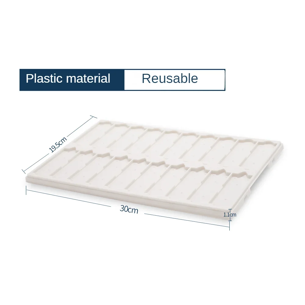 1pc/5pcs/10pcs Plastic Slide Tray 20 Slides Capacity Plastic Microscope Slide Tray Blue Green Pink White Slide Storage Tray