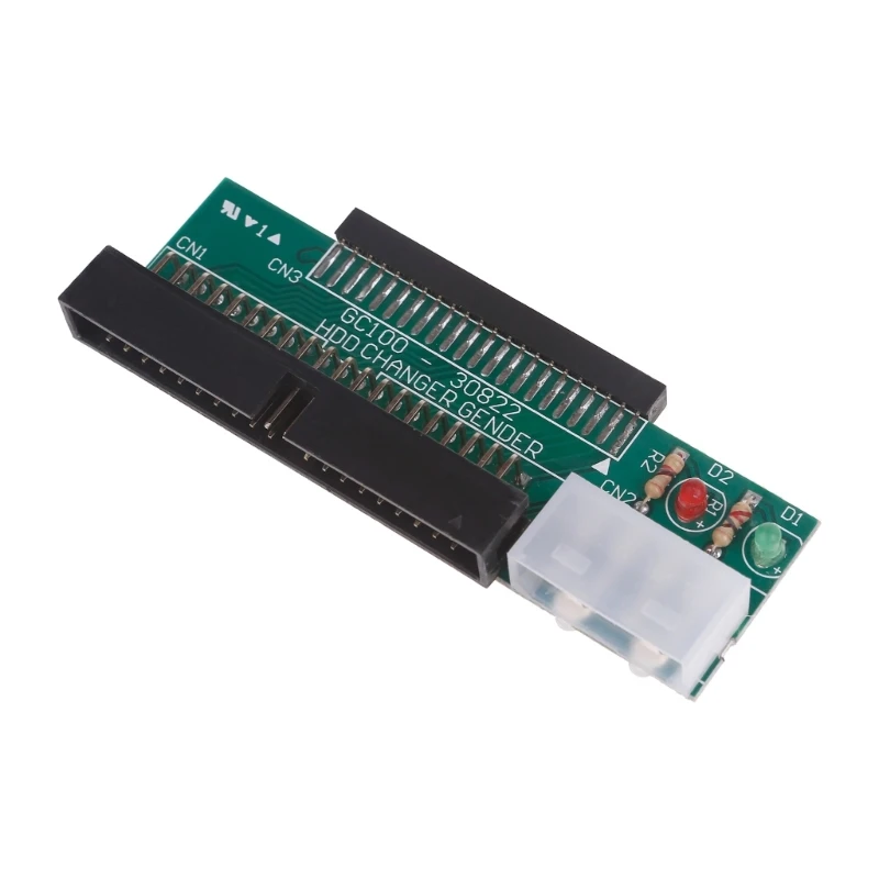 Convertitore da 3,5 IDE maschio a 2,5 IDE femmina da 44 pin a 40 pin con luce LED