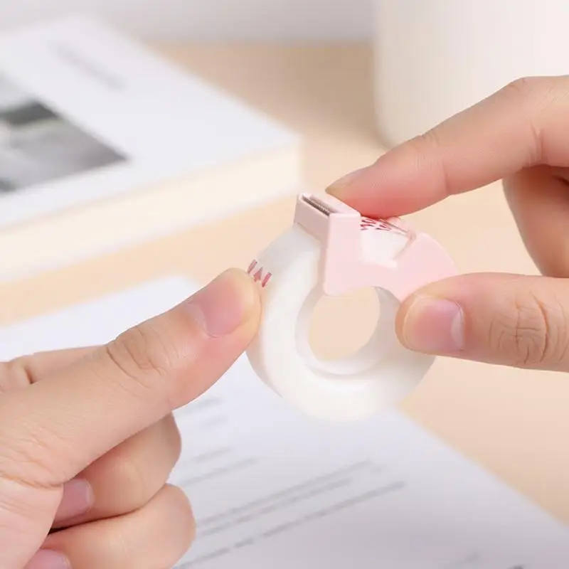 Adhesive Tape With Cutting Tool Writable Invisible Correction Tape Stationery