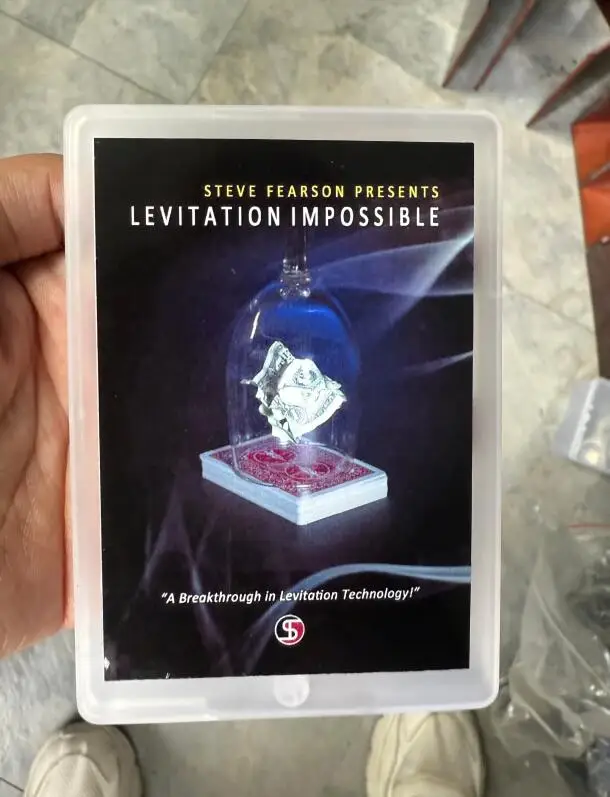 Steve Fearson Levitation Impossible - Magic Tricks,Card Magic,Close Up,Illusion,Magia Toys,Joke,Classic,Mentalsim