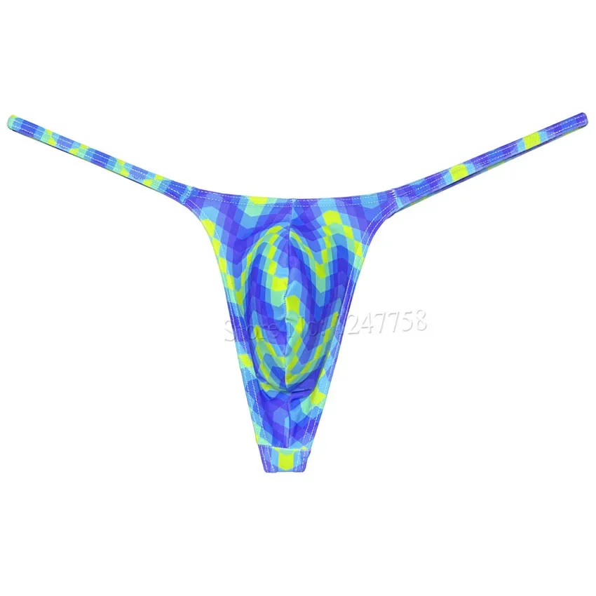 Men's Slim Pouch String Thong Underwear Penis Pouch Male Bikini Swim String Jockstrap Tangas