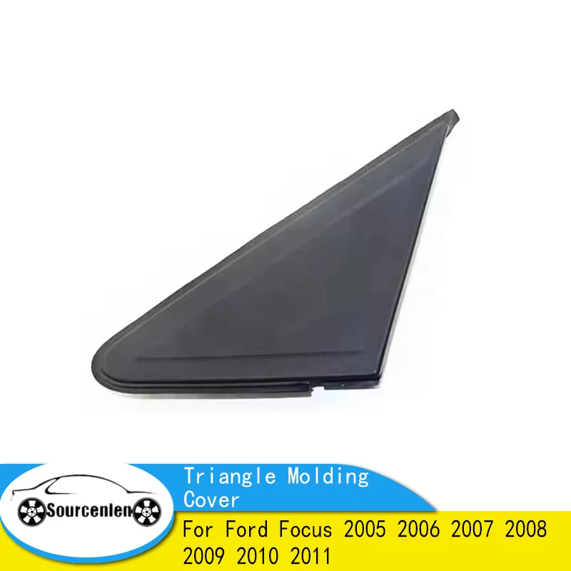 

For Ford Focus 2005 2006 2007 2008 2009 2010 2011 Car Rearview Wing Door Side Mirror Corner Triangle Molding Trim Cover Lid Cap