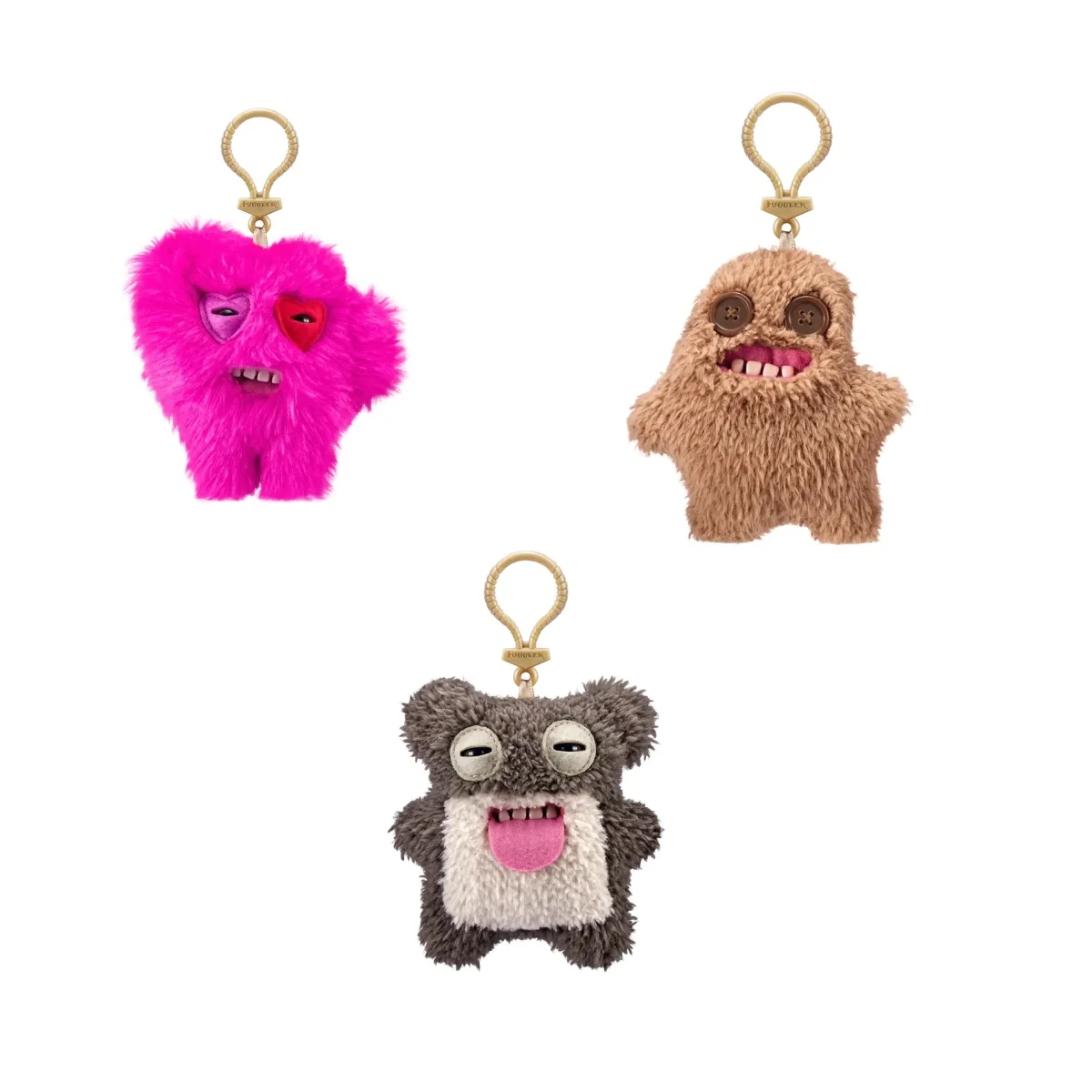 

Cute Fuggler Funny Ugly Monster Plush Keychain Random 1Pc Soft Stuffed Doll Bag Pendant Gift