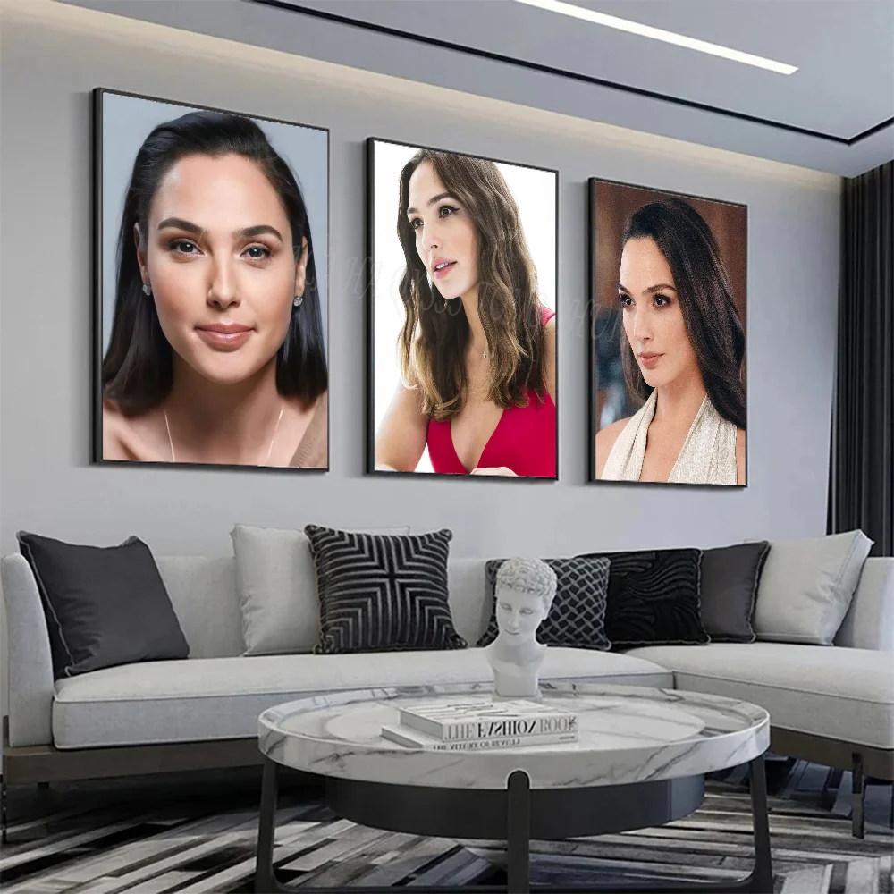 1pc Actor Gal Gadot Poster Bedroom Posters Bar Coffee Tube Art Hanging Paintings Living Room Decor