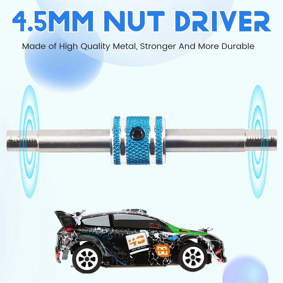 RYOST RC Model Tool Mini 4WD Hex Socket Wrench Spanner 4.0 4.5mm Nut Driver for 1/28 Cars Tire Wltoys K969 K989 MINIQ MINIZ