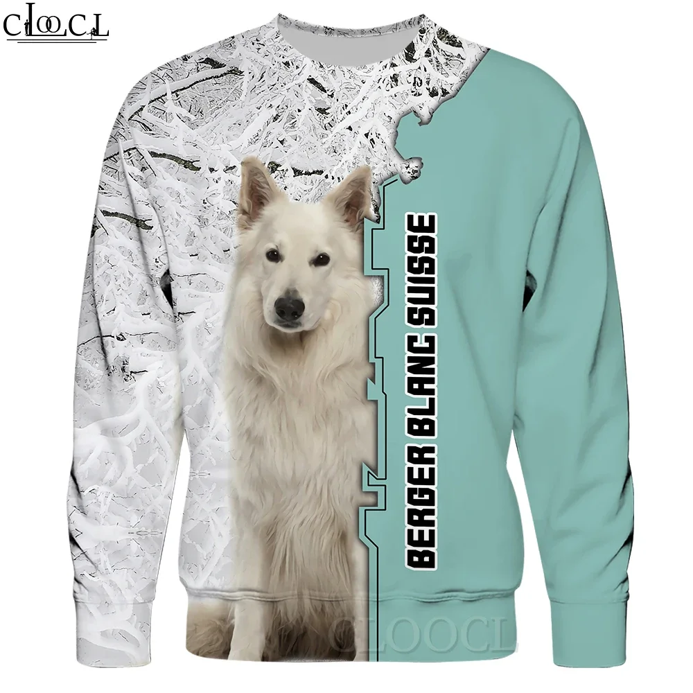 CLOOCL Men Hoodie Berger Blanc Suisse 3D Printed Women Hoodies Streetwear Pullover Unisex Casual Tracksuit Teenage Clothing