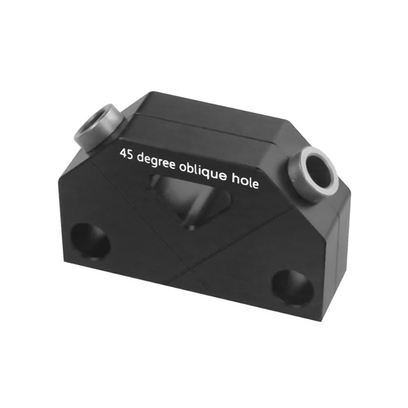 AEE6-Pocket Hole Jig Kit-45 °   Punch Locator มุมงานไม้เครื่องมือรูสกรู JIG Positioner เจาะ Dowel เจาะคู่มือช่างไม้