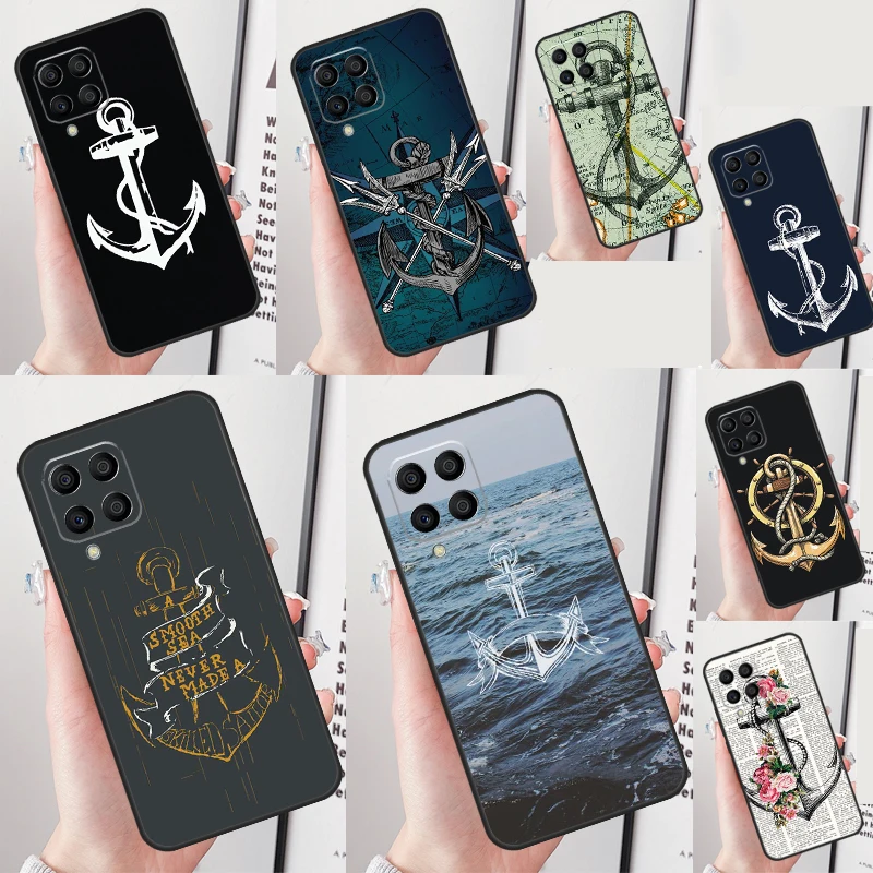 Anchor Sea Beach Case For Samsung Galaxy M14 M34 M54 M13 M23 M33 M53 M52 M32 M12 M51 M31 M30s M31s M20 Coque