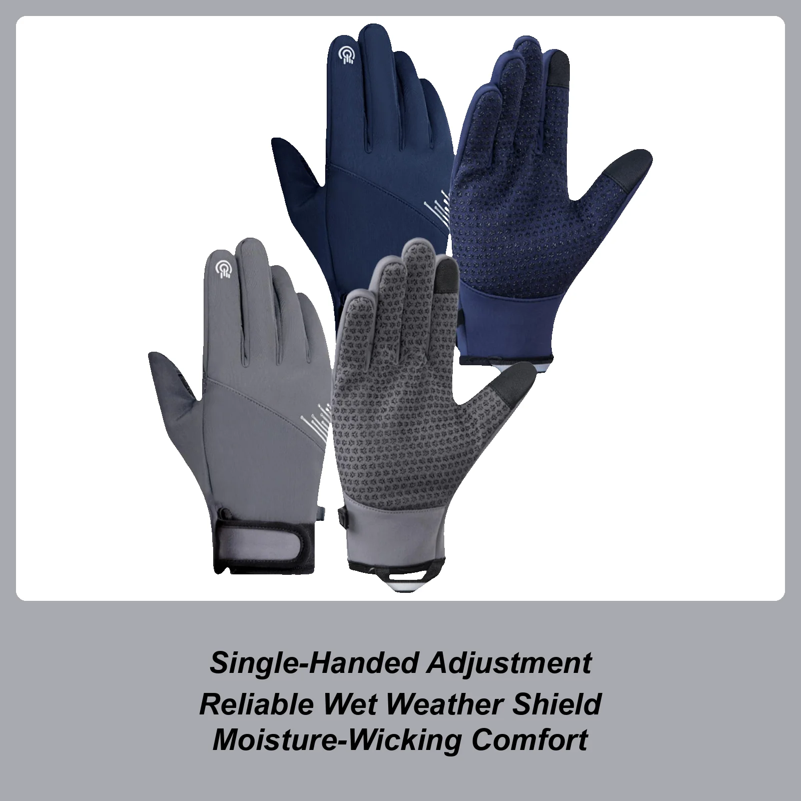 

Winter Gloves Windproof Touchscreen Cold Weather Gear Snow Gloves Touch screen windproof warm cycling sports polyester ski glove