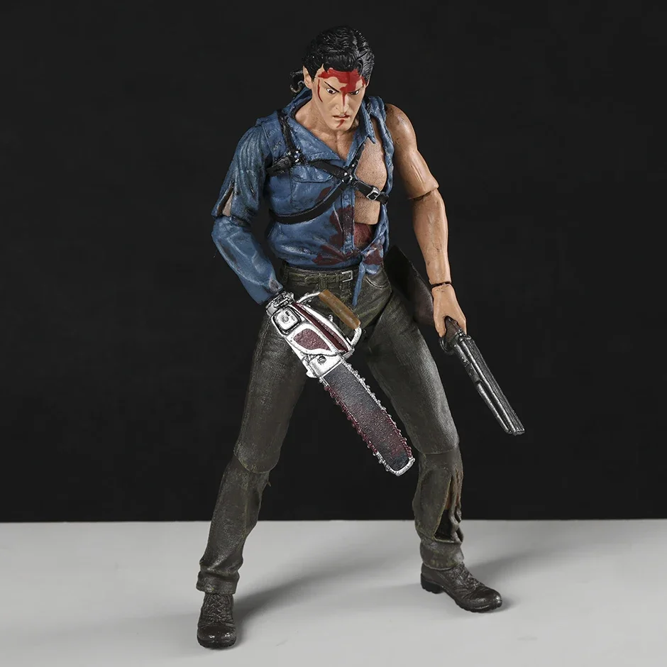 NECA Evil Dead 2 Ultimate Hero Ash Collectible Action Figure Model Doll Toy Figurals Brinquedos