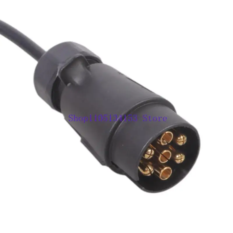 hg89 Double Head Truck Trailer Adapter 5 Pin And 7 Pin Configuration 60cm Cable