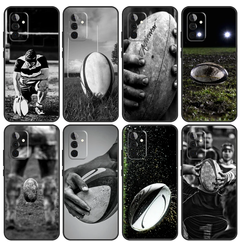 Rugby Ball Case For Samsung Galaxy A53 A33 A23 A13 A52 A32 A22 A12 A51 A71 A14 A24 A34 A54 A52S Coque