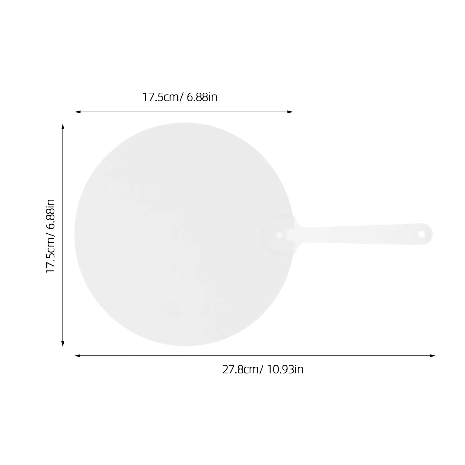 6Pcs Church Handheld Fans Sublimation Double-Sided Blank Fans DIY Craft Wedding Decor Religious Events Cooling Fan