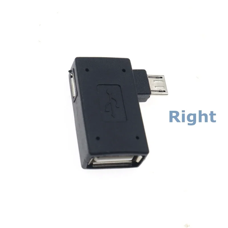Picture 6: New Micro Adapter USB 2.0 Female to Male Micro OTG Power Supply 2018 Port 90 Degree Left 90 Right Angled USB OTG