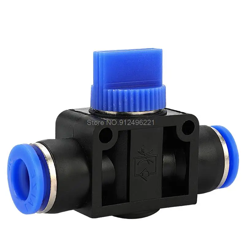 

50pcs HVFF Pneumatic Fittings Hands Valves Fitting Speeds Switch Controller Air Water Tube Connector 4mm 6mm 8mm 10mm 12mm