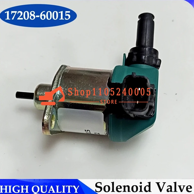 

Fuel Shut Off Solenoid 17208-60016 17208-60017 17208-60010 for Engine Stop Shutdown Solenoid 12VDC 17208-60015