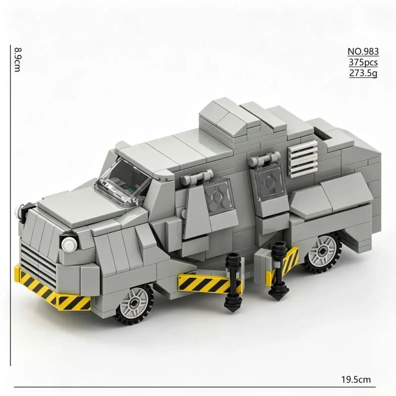 Storm Chaser Building Blocks Tornado Intercept Vehicle Model Car Brick Set DIY Educational Toy Gift for Kids Boys Adults