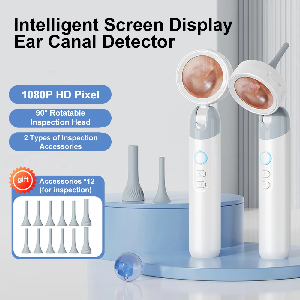 3.2mm Visual Ear Otoscope 1.38X Ips Screen Wireless Endoscope 1080P Hd Camera Ear You Clean Tools Take Pistore Video Ear Inspect