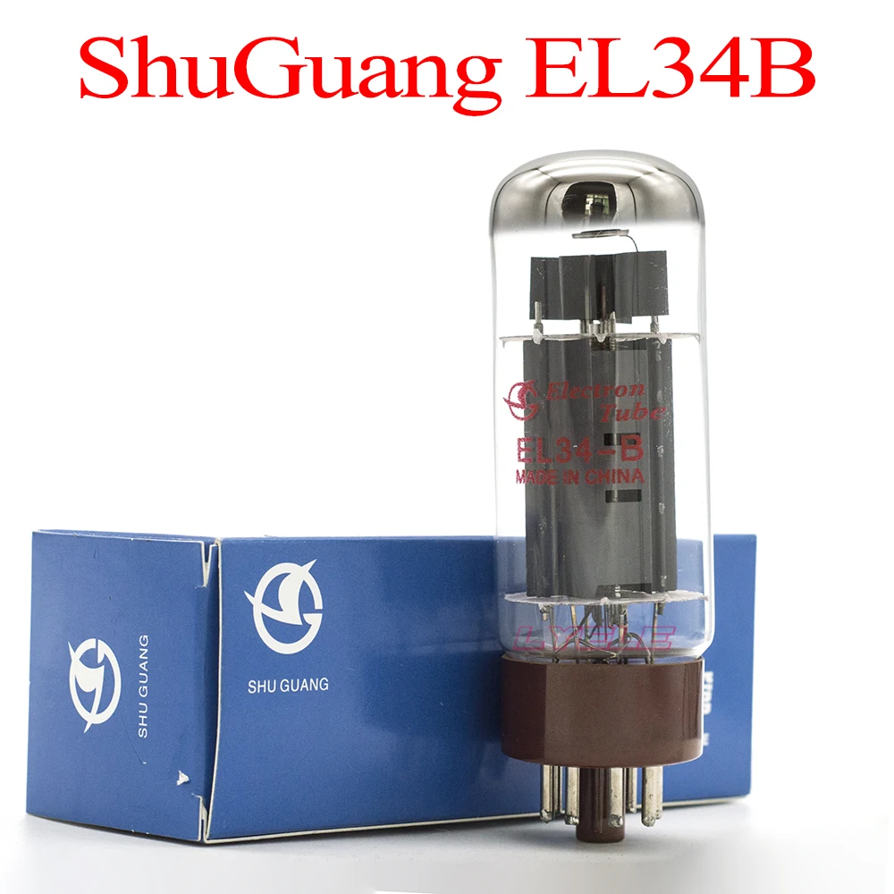 ShuGuang EL34B Vacuum Tube Replaces 6CA7 EL34B 6P3P 5881 6550 KT88 EL34M EL34 Tube Amplifier HIFI Audio Amplifier