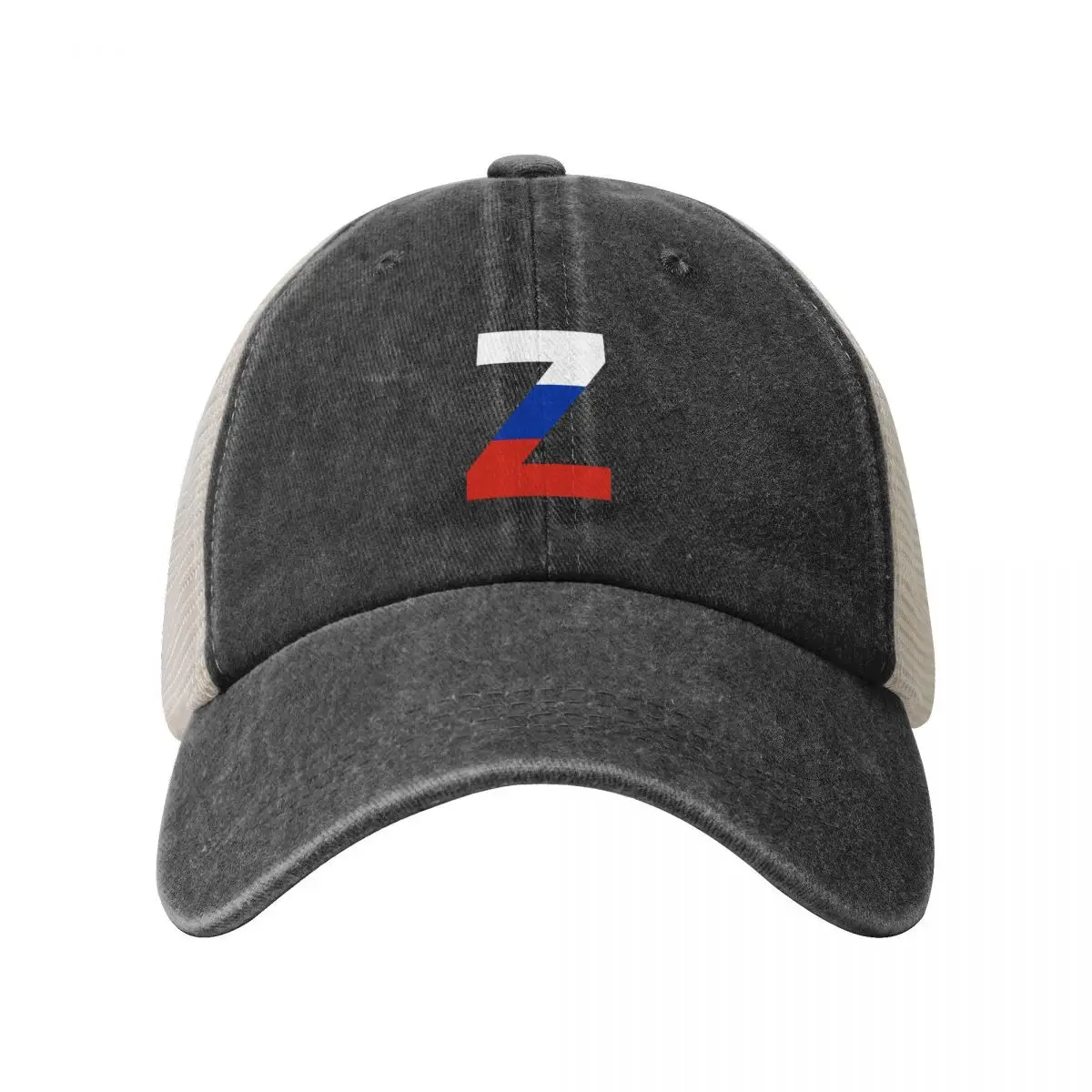 Gorra de béisbol de algodón, gorro de malla de vaquero, ruso, Z