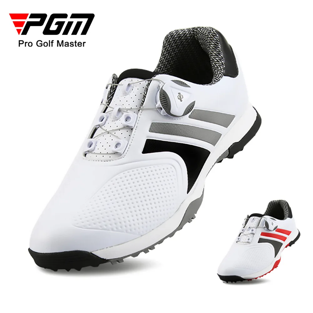 

PGM Golf Shoes Men's Waterproof Sports Shoes Anti-skid Sport Sneaker Male Knobs Buckle Golf Shoes XZ118