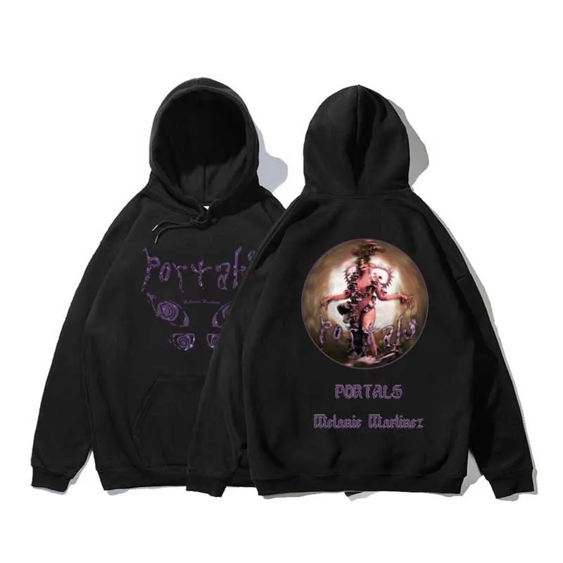 

Melanie Martinez Portals Print Hoodie Long Sleeve Pullover Sweatshirt Unisex Fashion Men Women Loog Sleeve