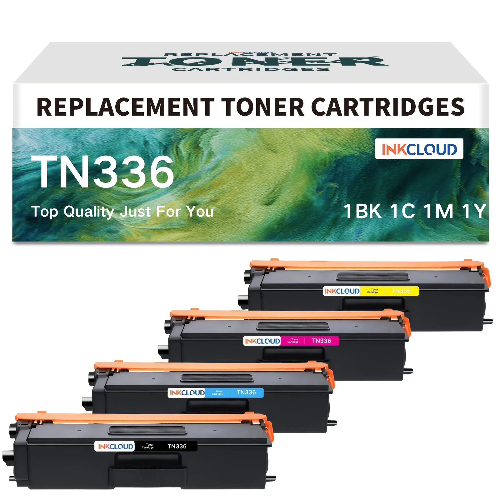 

INKCLOUD Replacement for Brother TN-336 TN331 for Use with Brother HL-L8350CDW HL-4150CDN MFC-L8850CDW