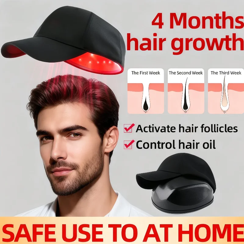 

Лазерный шлем для восстановления волос 96, диоды, инфракрасное устройство для лечения выпадения волос с массажной шапочкой для головы для роста волос