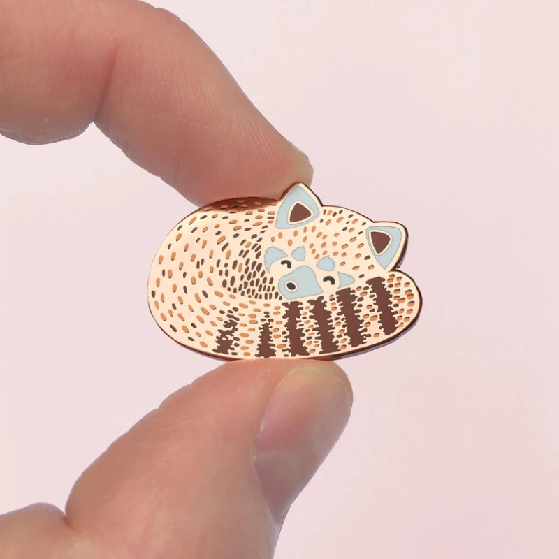 Red Panda Enamel Pin Animal  Lapel s, Jewelry Gift