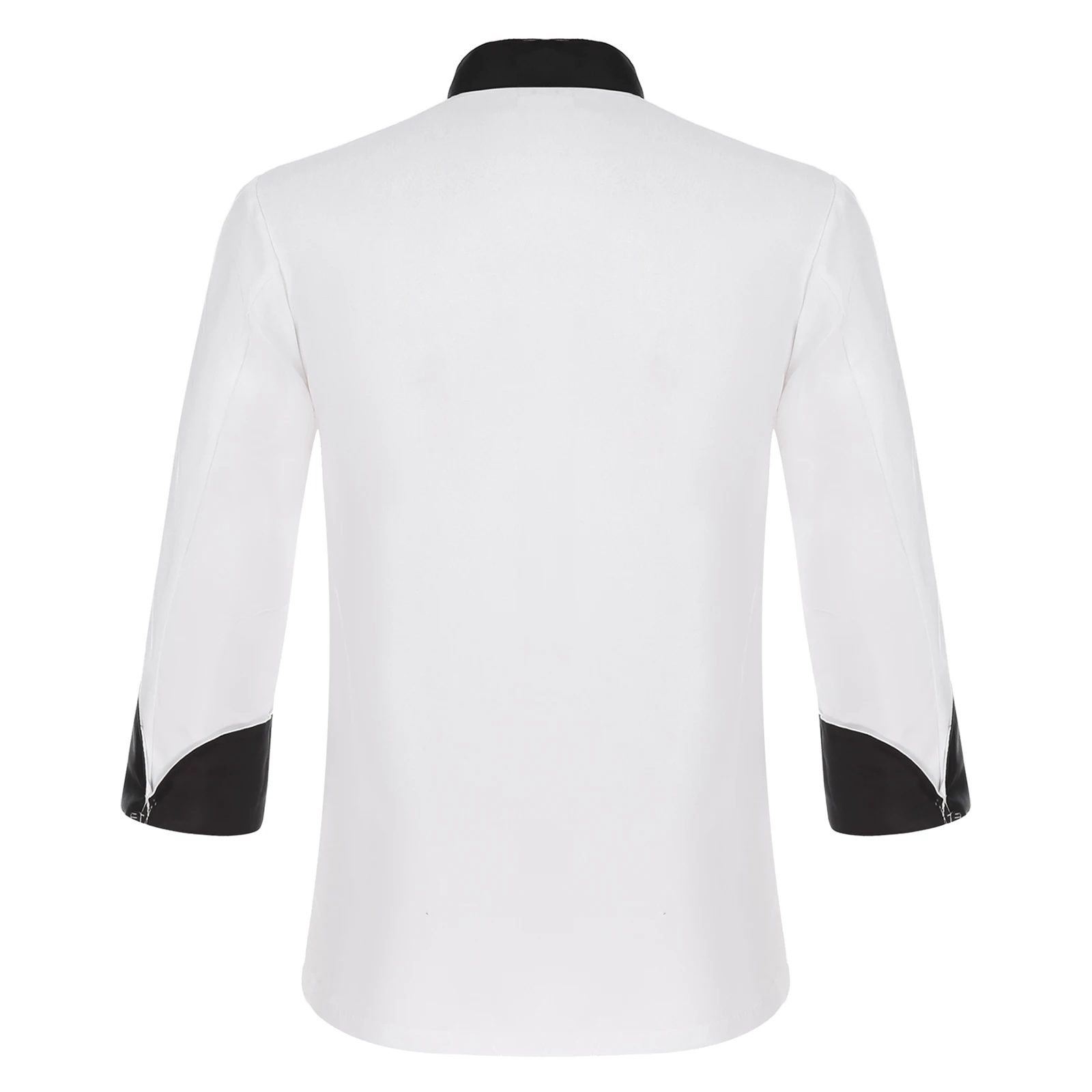 Men's Chef Jackets Long Sleeve Cook Chef Coat Kitchen Bakery Hotel Restaurant Uniform Man Workwear Button Down Cooking Shirt