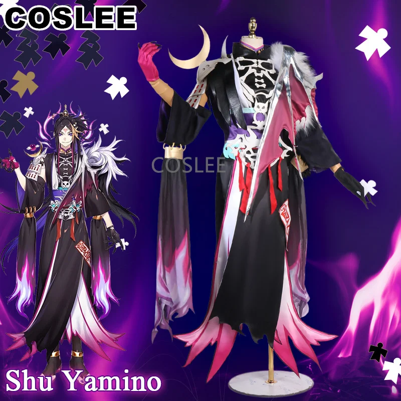 COSLEE Anime Vtuber Luxiem Shu Yamino Costume Cosplay Fashion Uniform New Clothing Halloween Party Outfit Role Play Unisex 2023