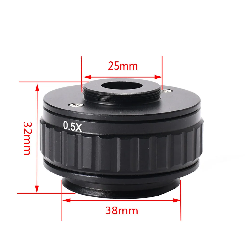 

0.5X C-mount Focus Adjustable Adapter For New Type Of Am-scope Stereo Trinocular Microscope