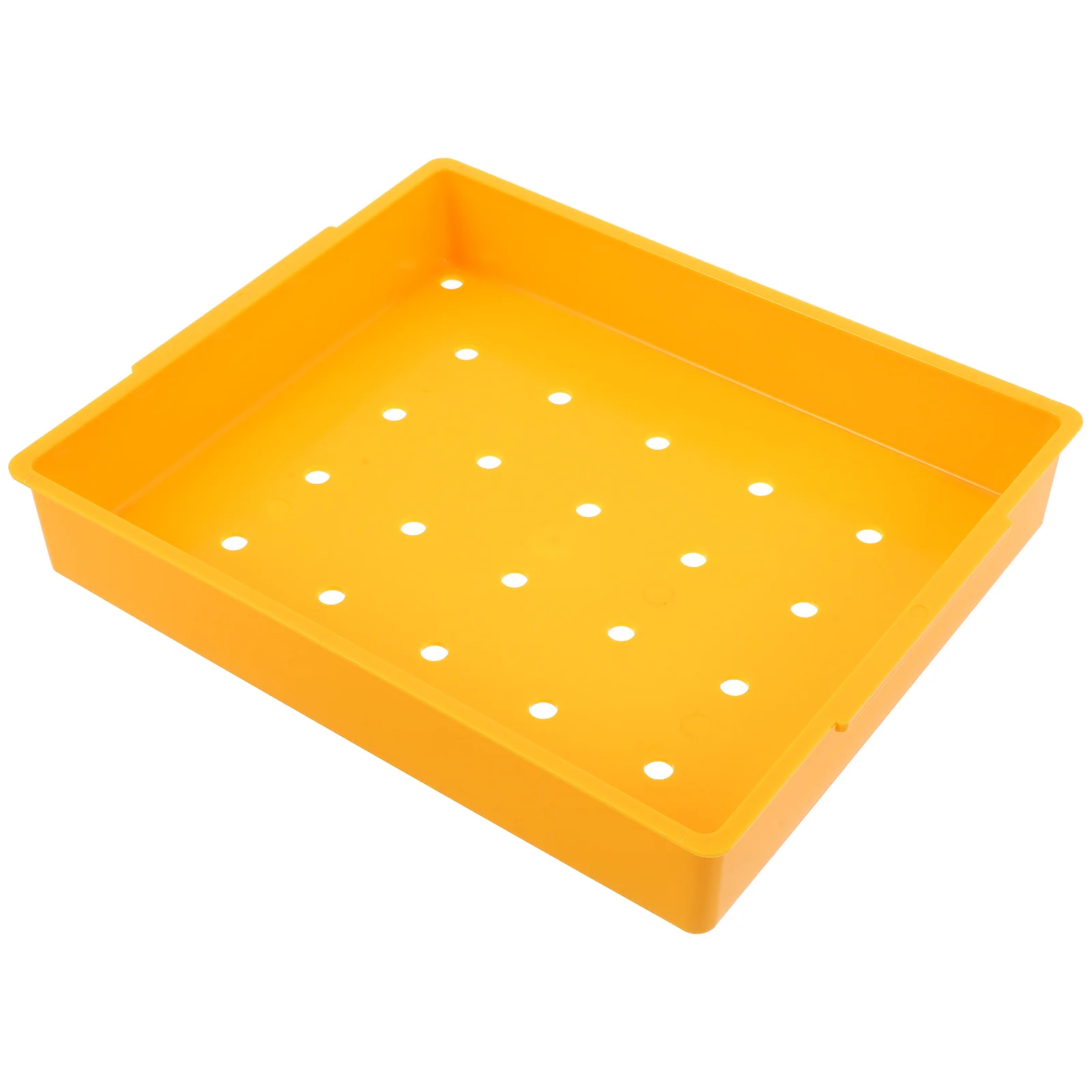 

Golf Ball Tray Large Capacity 30 Bright Yellow ABS Plastic Durable Practice Ball Organizer Training Aid